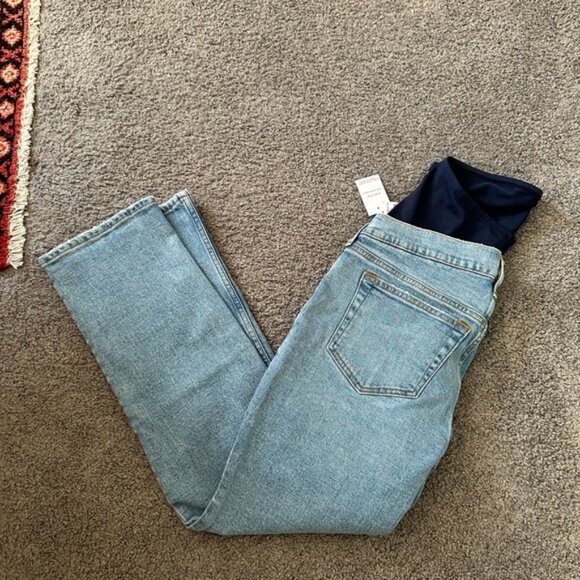 NWT: Abercrombie Ankle Straight Maternity Jeans - Picture 8 of 8